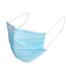 Disposable Non Toxic Dust Filter Mask , 3 Ply Earloop Face Mask For Protection Clean