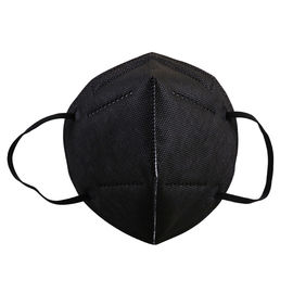 Chiny Składana w kolorze czarnym maska ​​FFP2 o właściwościach antybakteryjnych dla przemysłu tekstylnego / przemysłowego fabryka