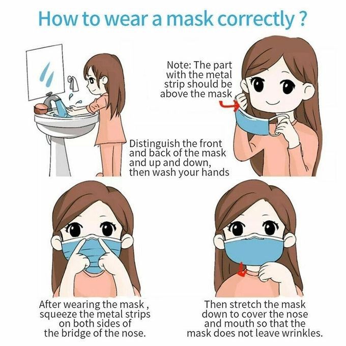 Jednorazowa maska ​​na twarz z włókniny do jednorazowego użytku w miejscu publicznym