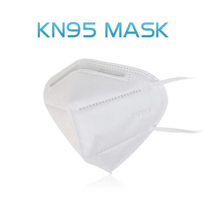 Anti Virus KN95 Maska na twarz Jednorazowa maska ​​ochronna przeciwpyłowa z tkaniny