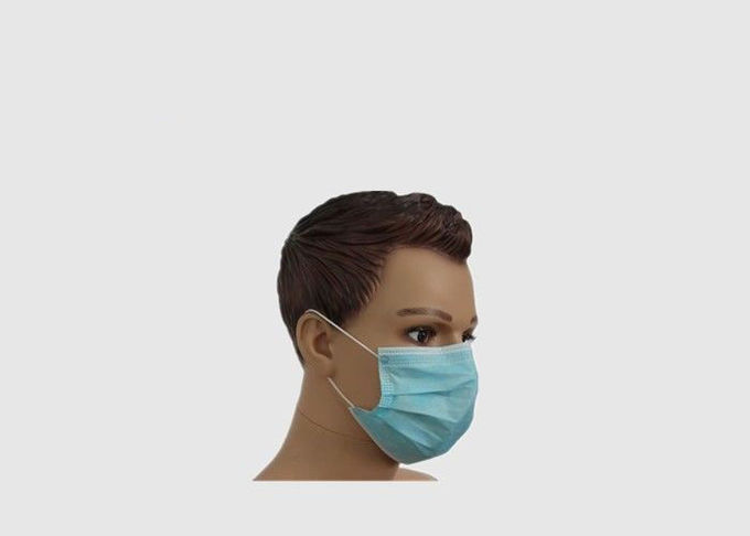 Jednorazowa nietoksyczna maska ​​z filtrem przeciwpyłowym, 3-warstwowa maseczka do uszu zapewniająca ochronę w czystości