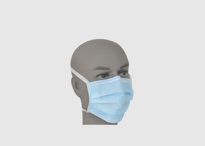 Łatwa w oddychaniu, 3-warstwowa, jednorazowa maska ​​Przeciwpyłowa maska ​​ochronna przed zanieczyszczeniem powietrza