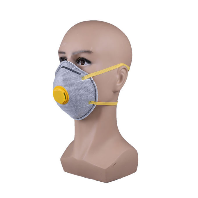 Dostosowana maska ​​FFP2 Cup / 4ply drobnoziarnista maska ​​przeciwpyłowa w kolorze szarym
