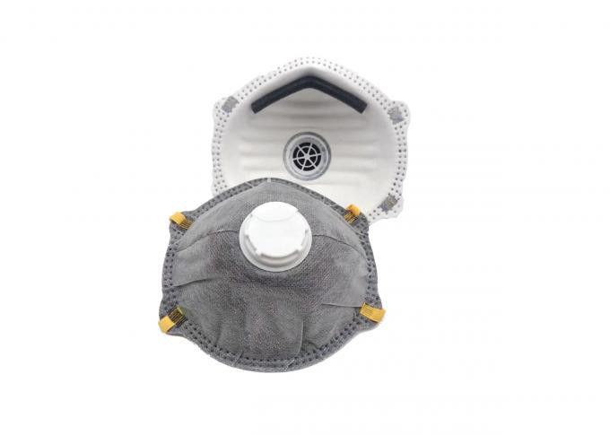 Praktyczny respirator z filtrem węglowym, jednorazowa maska ​​przeciwpyłowa do ochrony osobistej